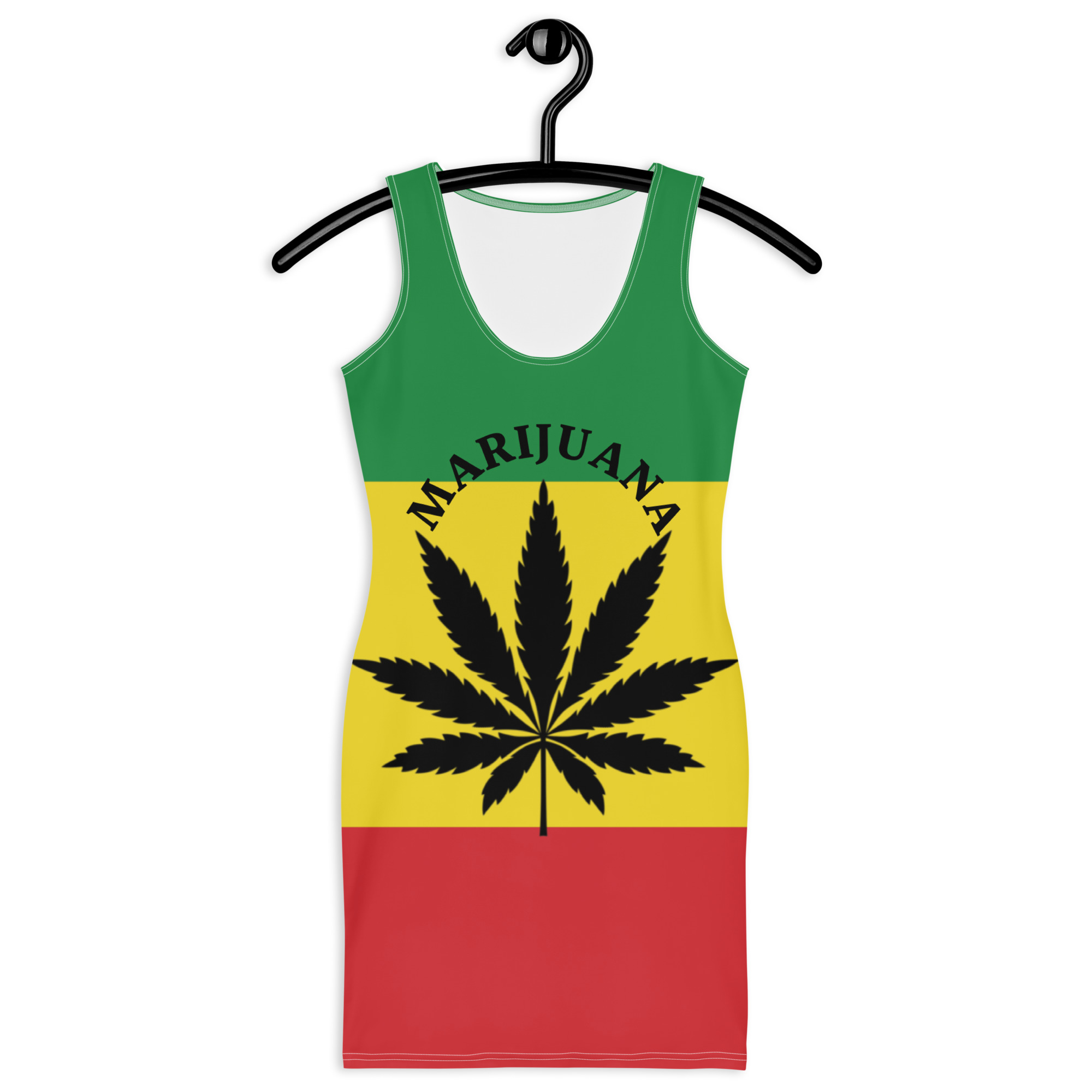 Fifth Degree™ 420 Outfits Weed Print Pot Leaf Rasta Cannabis Green Stoner Reggae Gifts Women Marijuana Dress Rastafarian Clothes Style