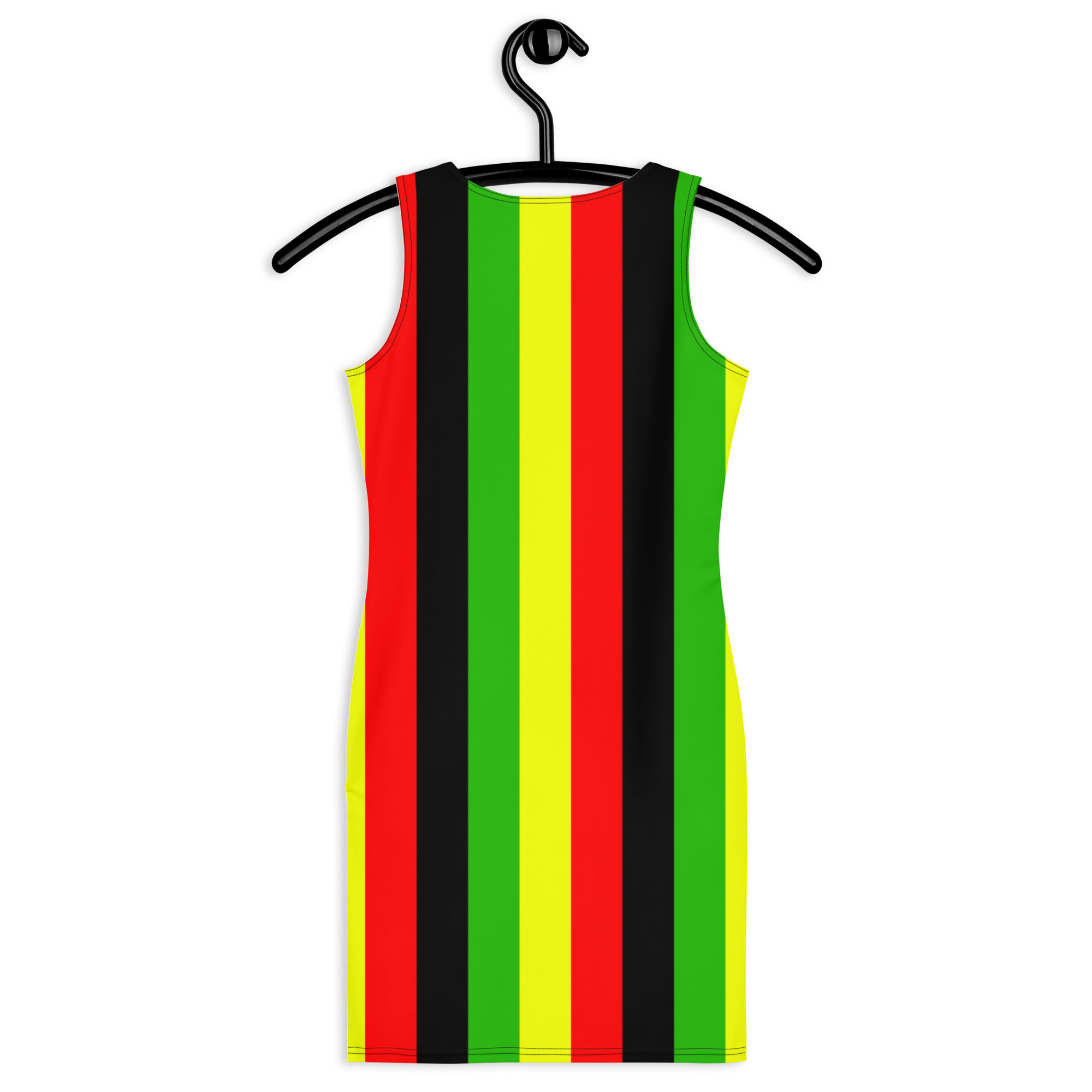 Fifth Degree™ Rasta Color Dress, Outfit Print Rastafari Dress, Reggae Dress Rastafarian Clothes Women - Image 2