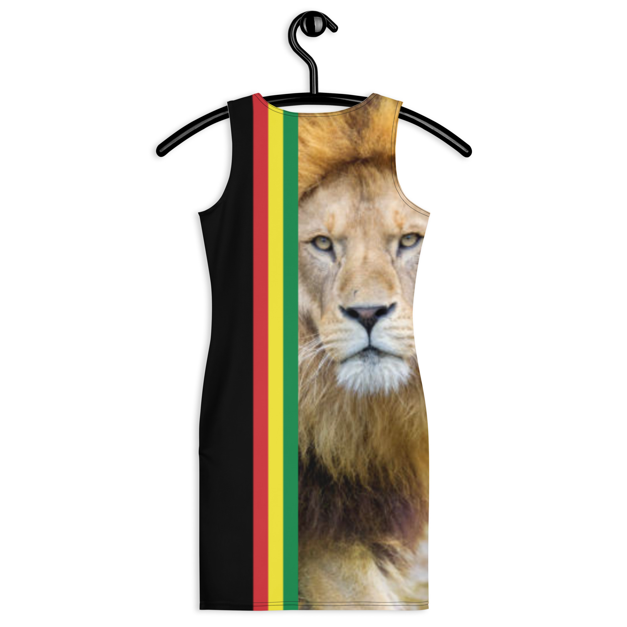 Fifth Degree™ Rasta Woman Jamaican Clothes Lion of Judah Dress Rastafarian Clothes For Women Reggae Outfit Gifts Women Rastafari Dress - Image 2
