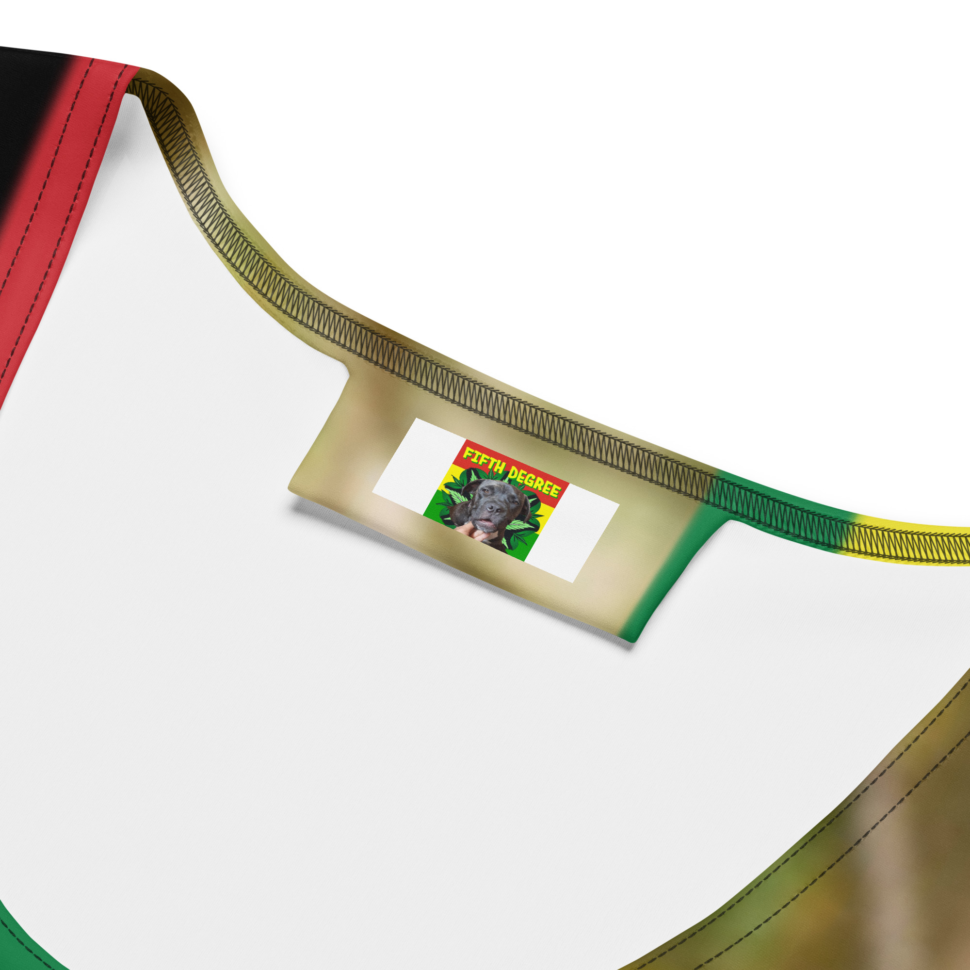 Fifth Degree™ Rasta Color Dress, Woman Jamaican Clothes Lioness of Judah, Reggae Dress, Rastafarian Clothes Outfit Women, Rastafari Dress - Image 8