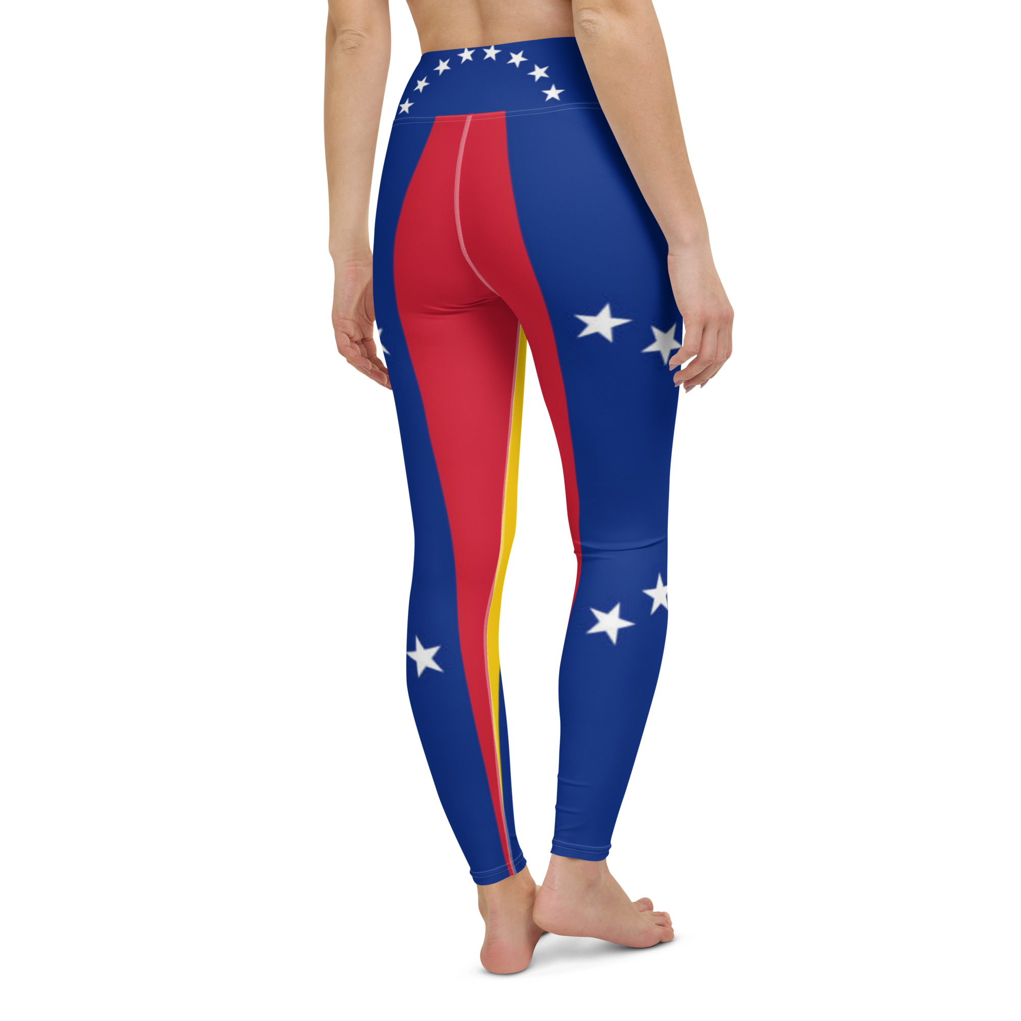 Fifth Degree™ Venezuela Leggings Flag Print High-Waisted Designer Premium Workout Gym Yoga - Image 6