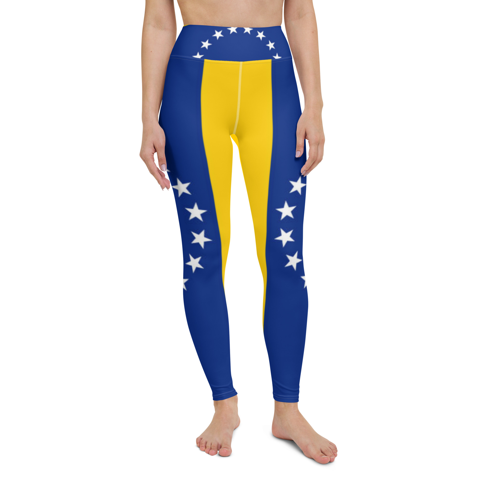 Fifth Degree™ Venezuela Leggings Flag Print High-Waisted Designer Premium Workout Gym Yoga - Image 2