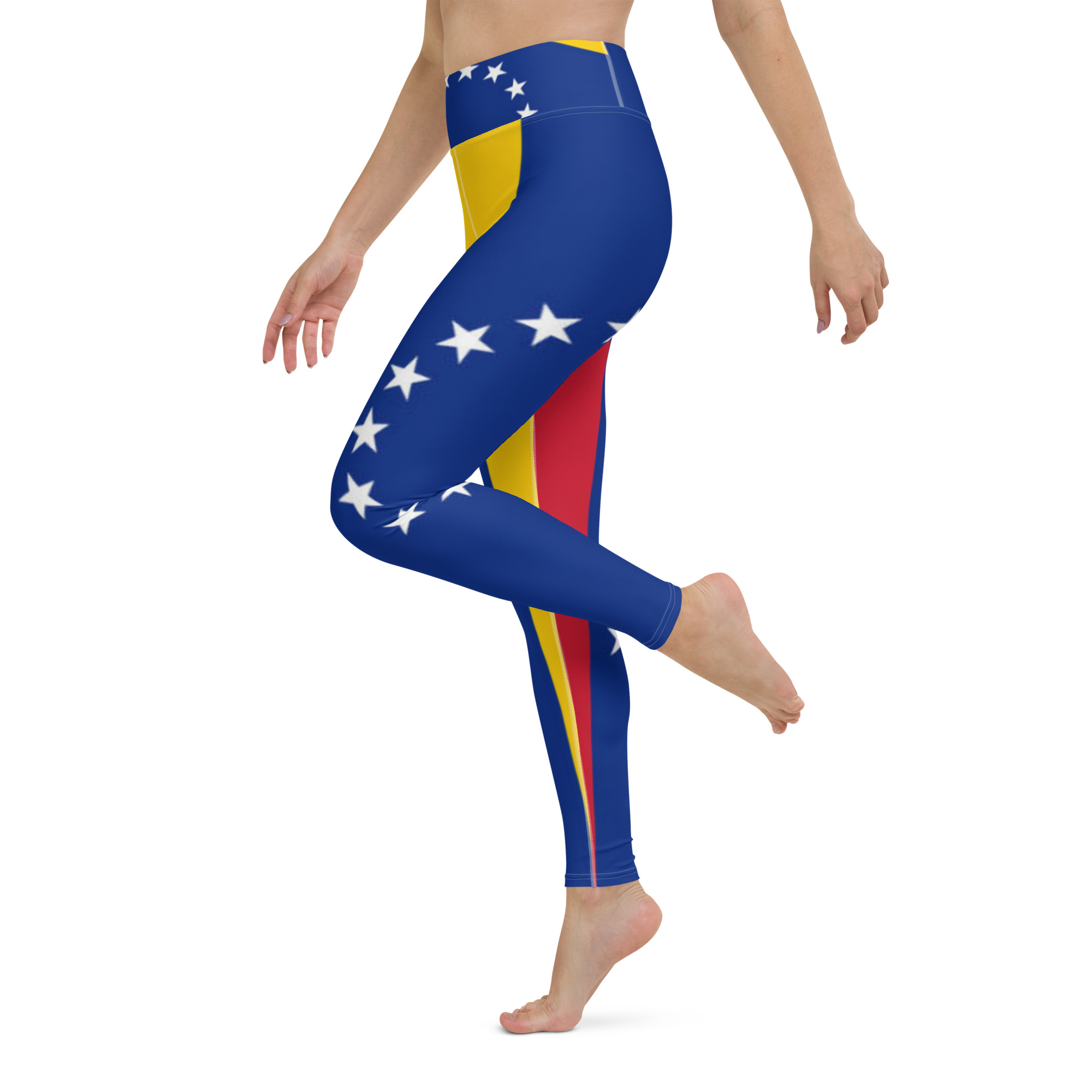 Fifth Degree™ Venezuela Leggings Flag Print High-Waisted Designer Premium Workout Gym Yoga - Image 3