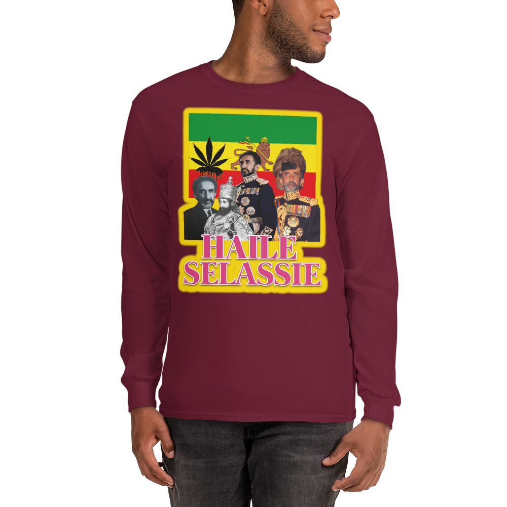 Fifth Degree™ Haile Selassie Rasta Long Sleeve Shirt - Image 4