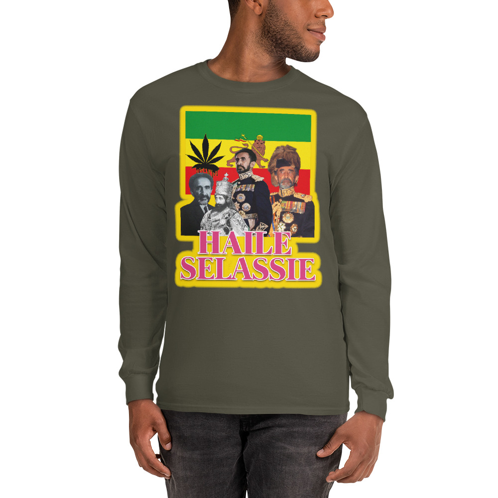 Fifth Degree™ Haile Selassie Rasta Long Sleeve Shirt - Image 7