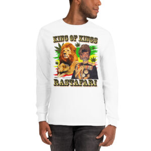 Fifth Degree™ Haile Selassie King of Kings Rastafari Rasta Long Sleeve Shirt
