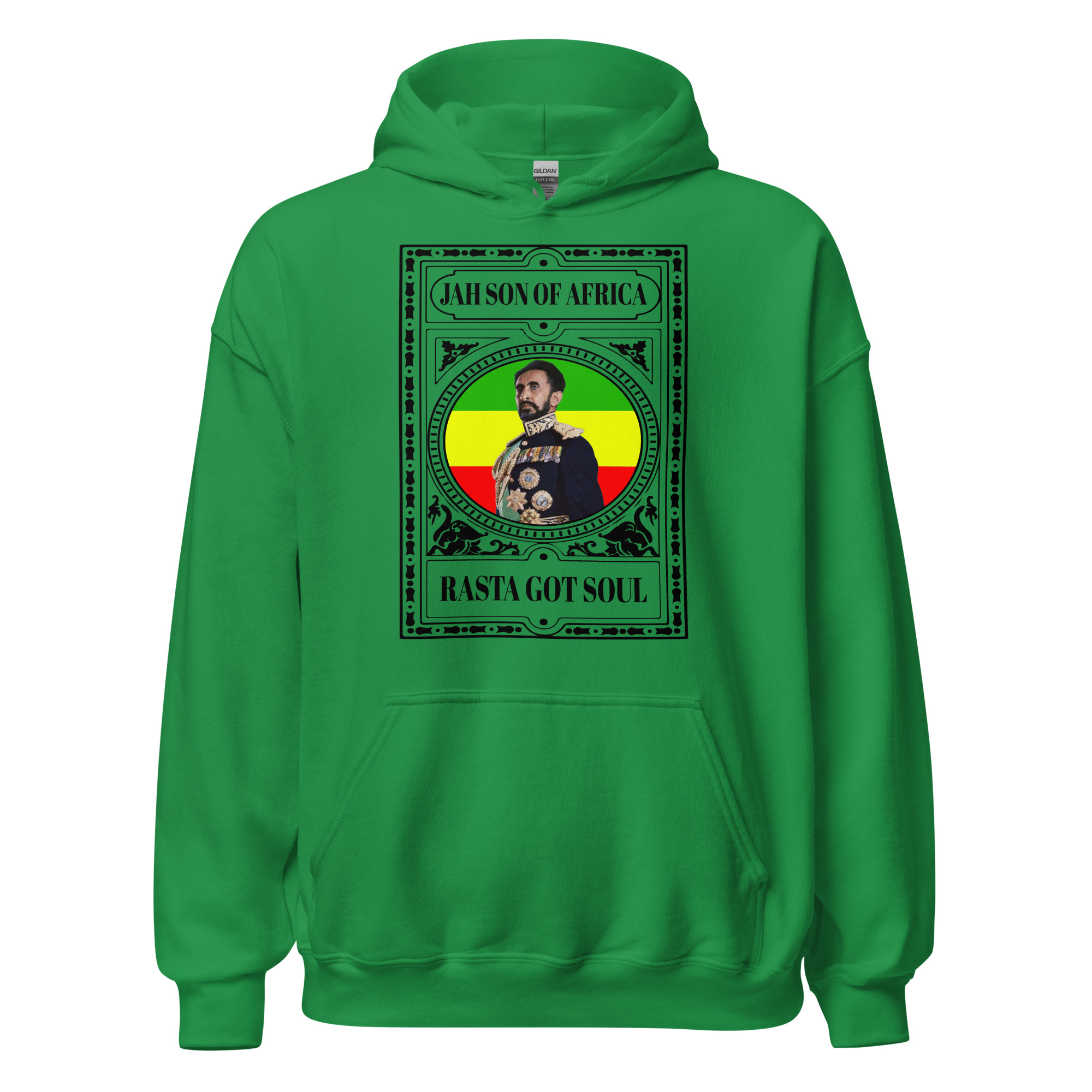 Fifth Degree™ Haile Selassie Rasta Got Soul Rastafarian Hoodie