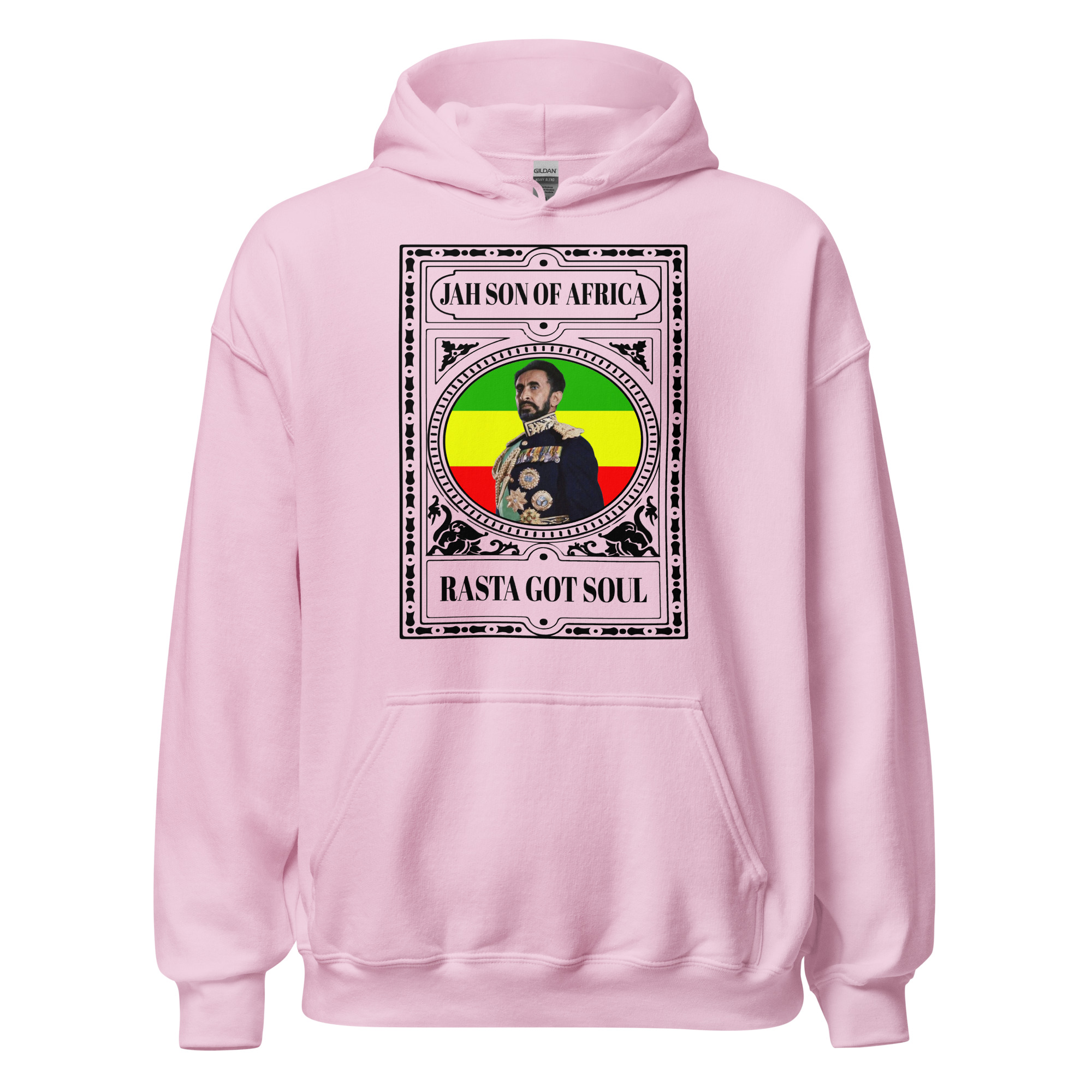 Fifth Degree™ Haile Selassie Rasta Got Soul Rastafarian Hoodie - Image 12
