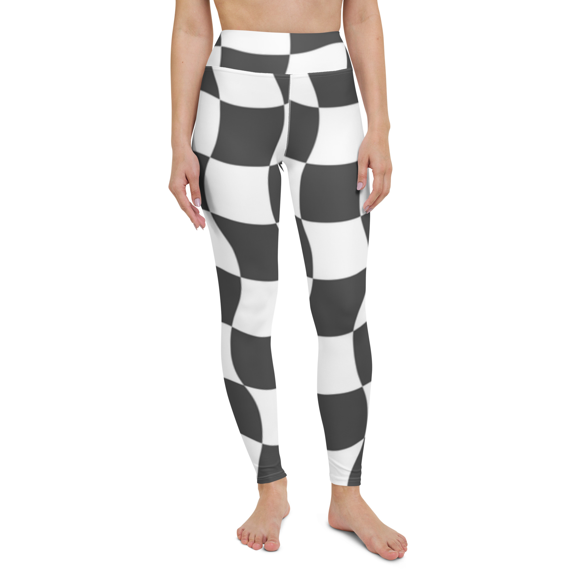 Fifth Degree™ Checkers High Waisted Yoga Abstract Leggings - Image 2