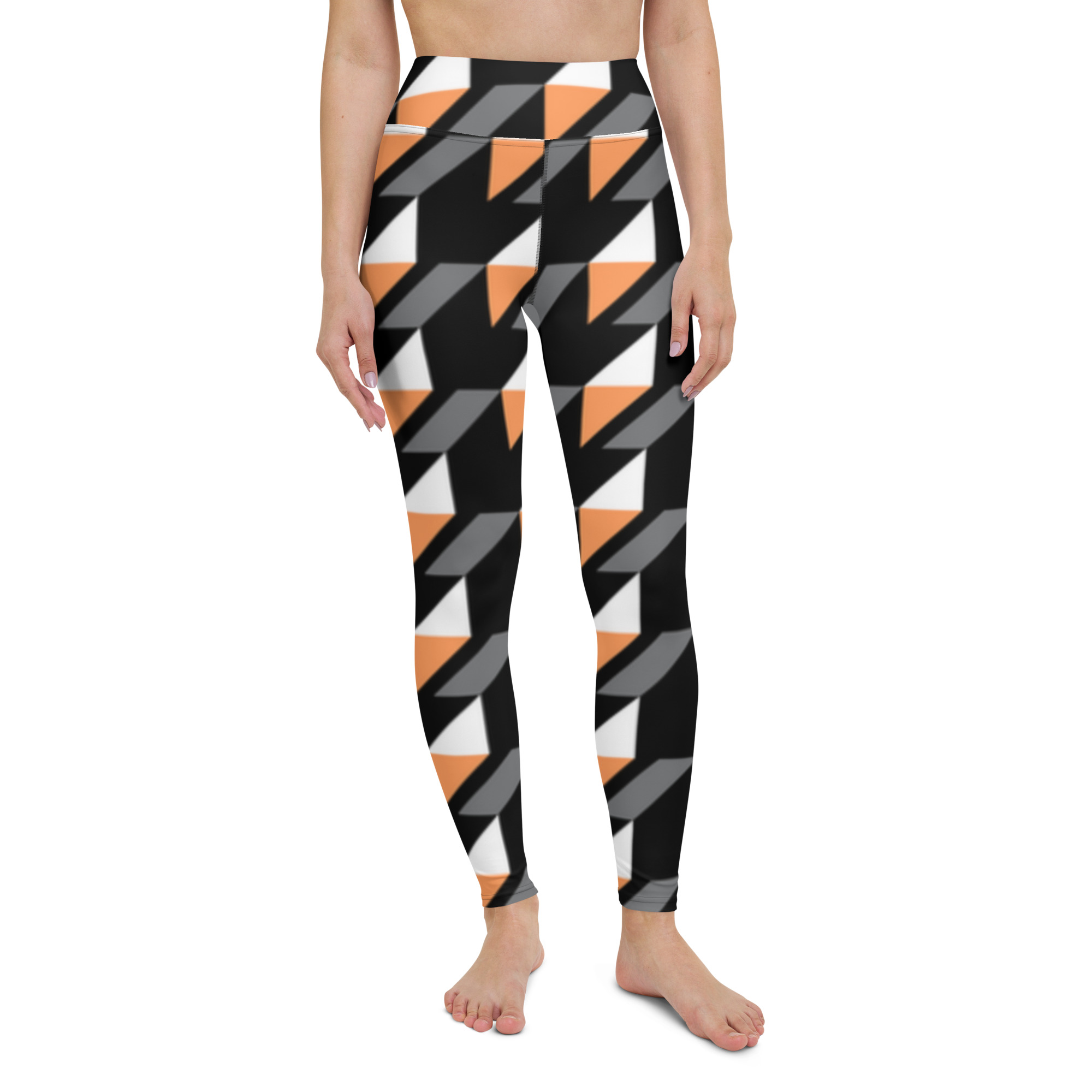 Fifth Degree™ 3D Pattern High Waisted Yoga Abstract Leggings - Image 2