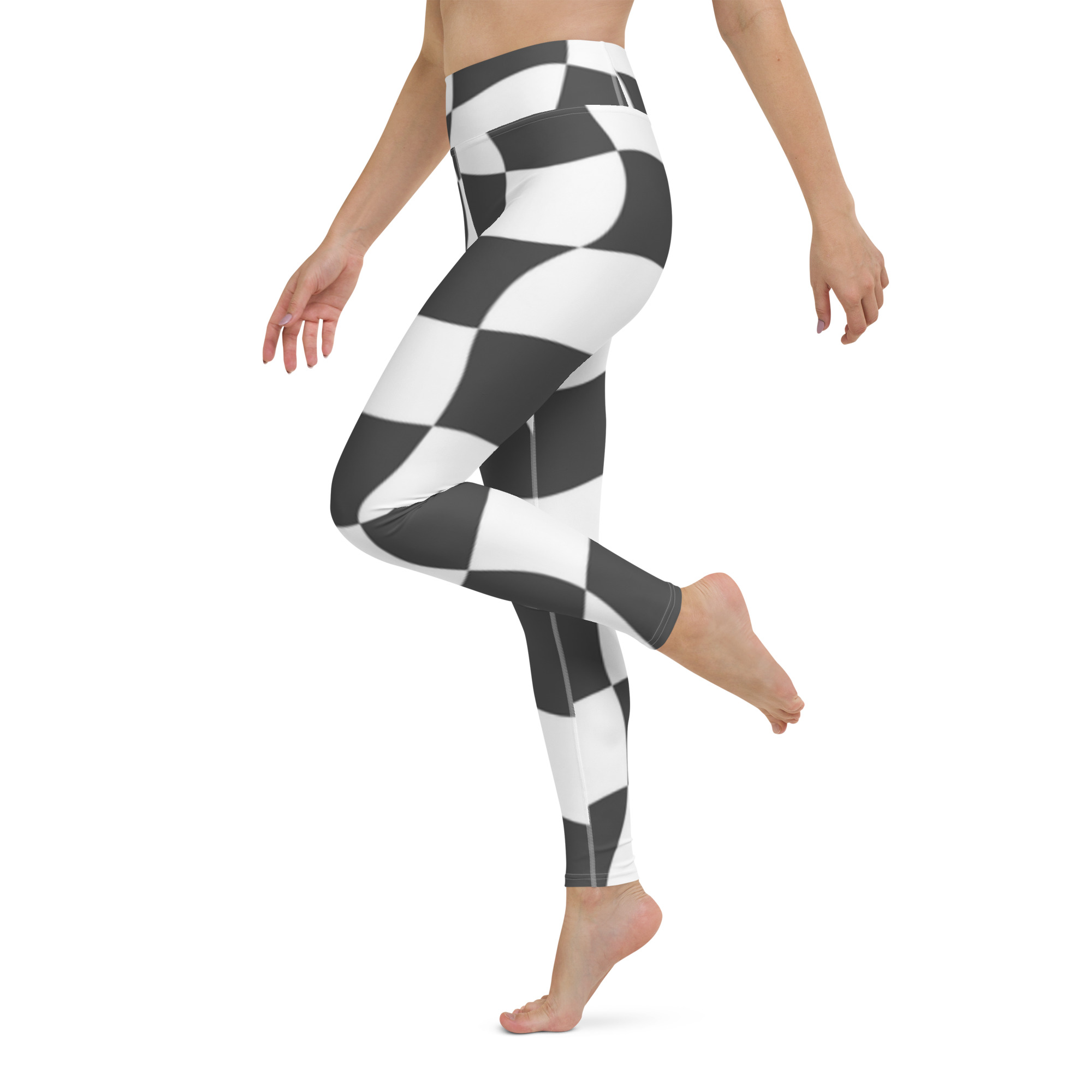 Fifth Degree™ Checkers High Waisted Yoga Abstract Leggings - Image 3