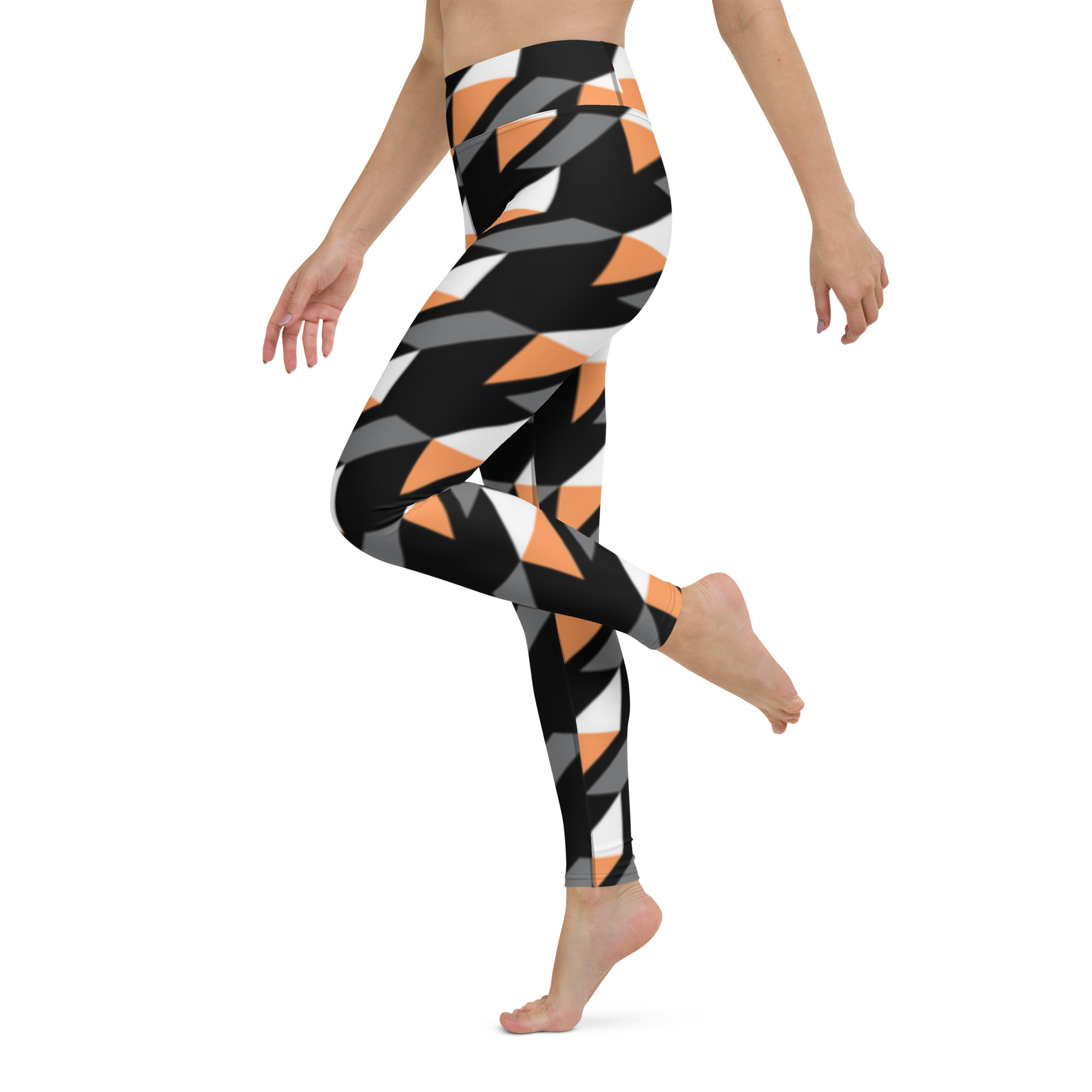 Fifth Degree™ 3D Pattern High Waisted Yoga Abstract Leggings - Image 3