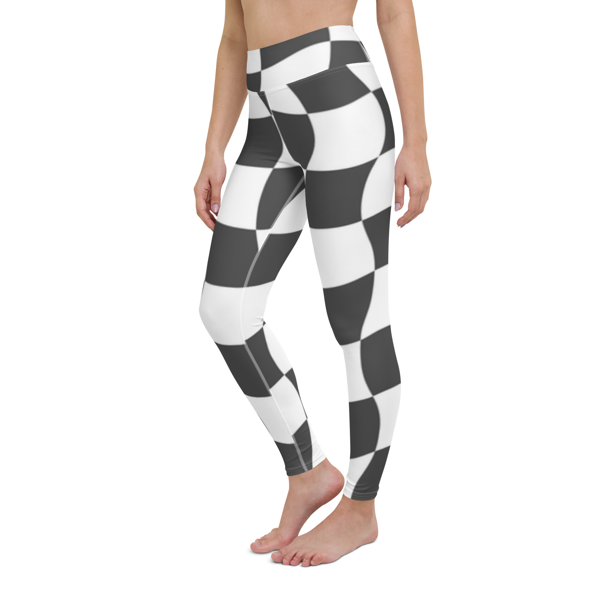 Fifth Degree™ Checkers High Waisted Yoga Abstract Leggings - Image 4