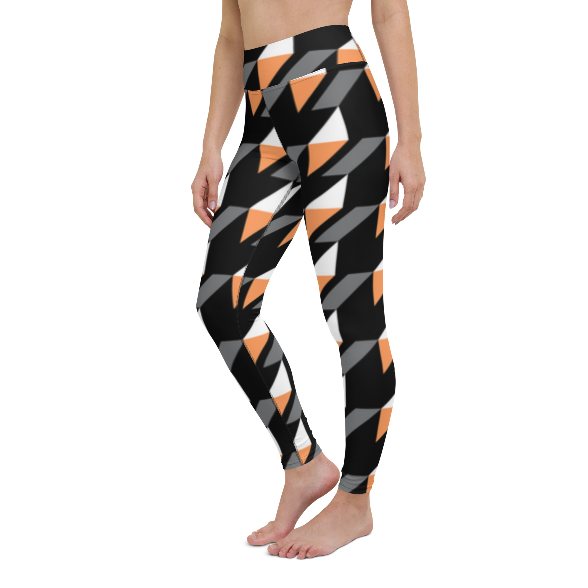 Fifth Degree™ 3D Pattern High Waisted Yoga Abstract Leggings - Image 4