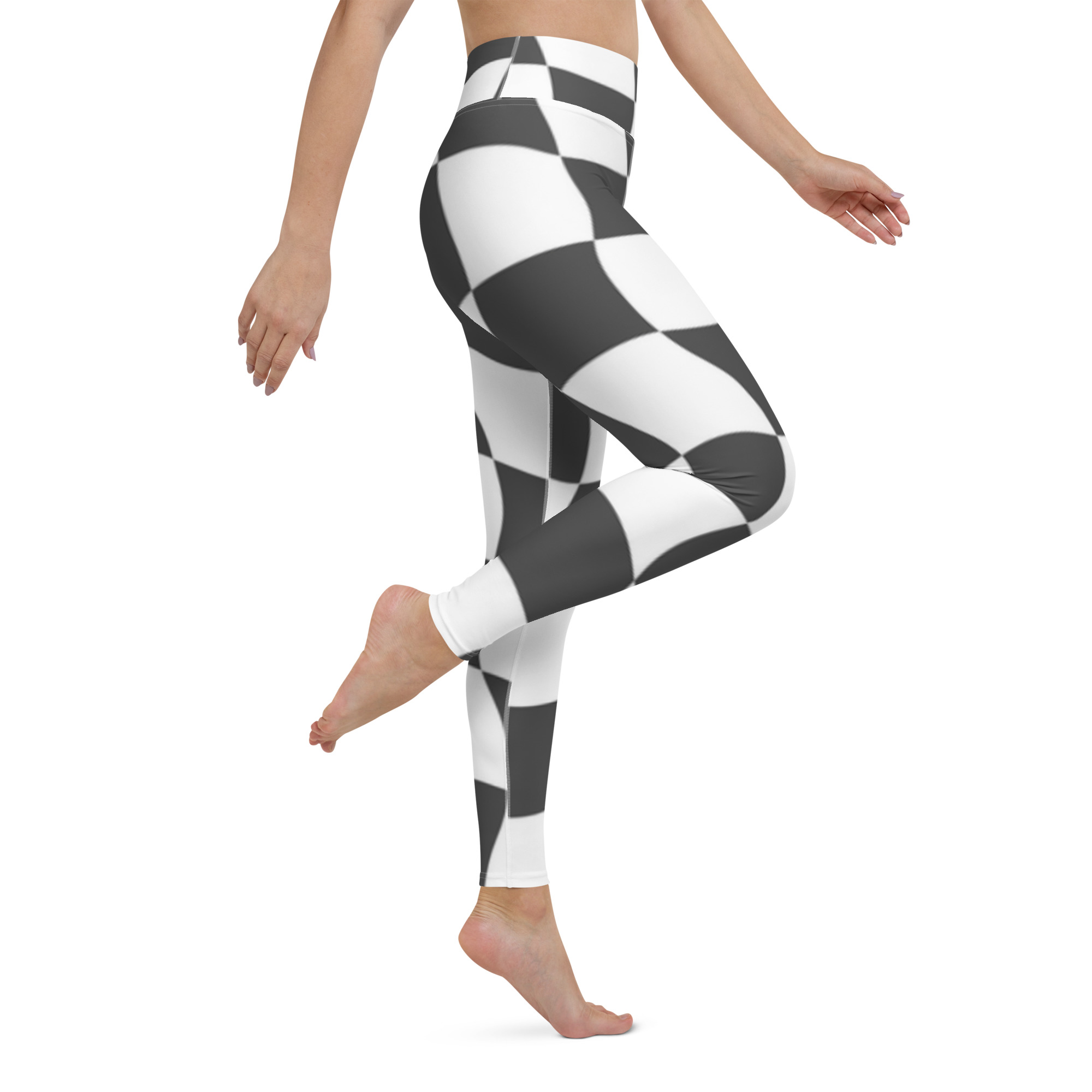 Fifth Degree™ Checkers High Waisted Yoga Abstract Leggings - Image 6
