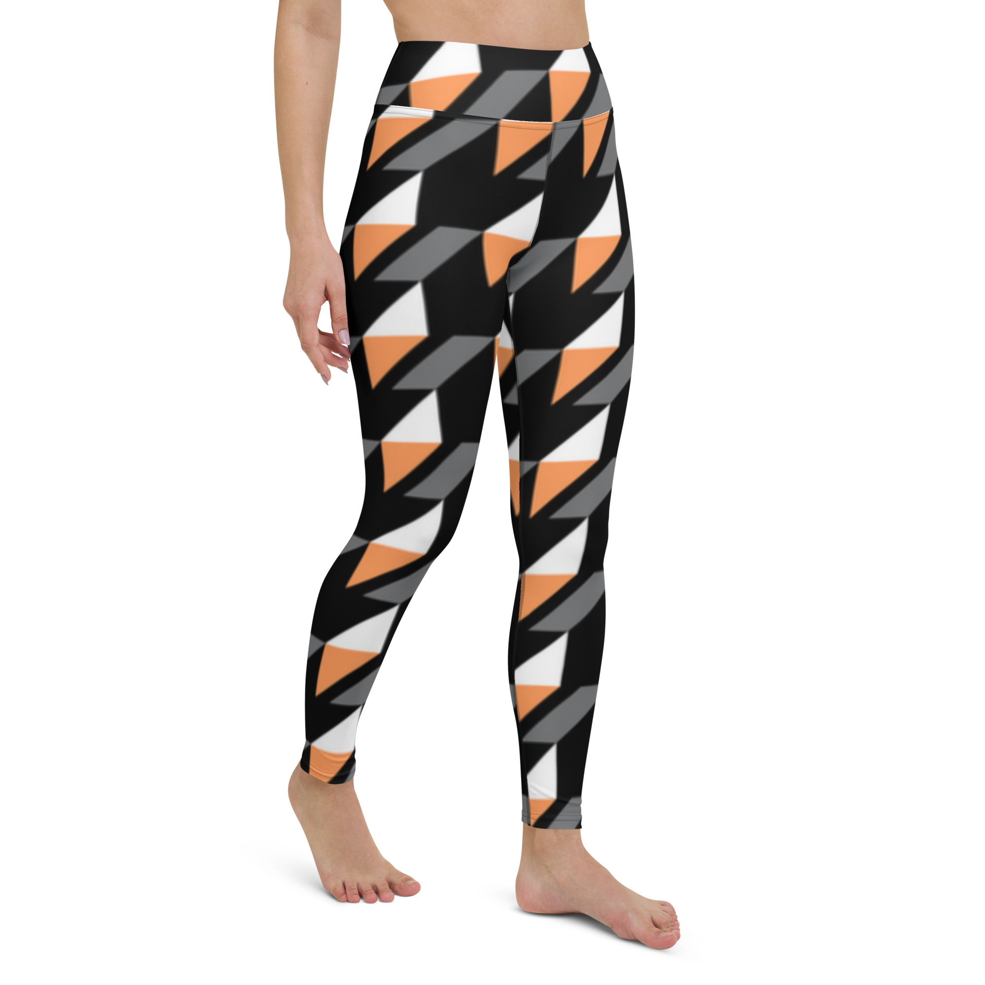 Fifth Degree™ 3D Pattern High Waisted Yoga Abstract Leggings