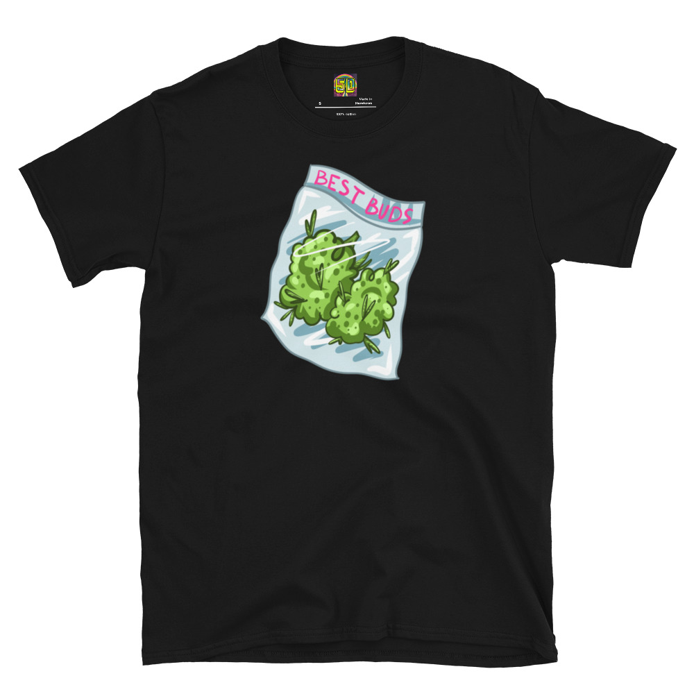 Fifth Degree™ Best Buds Graphic Weed T Shirt - Image 2