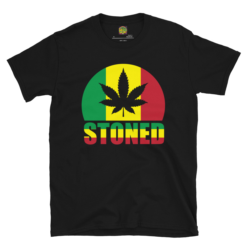 Fifth Degree™ Stoned Rasta Graphic Weed T Shirt