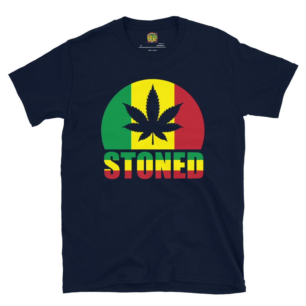 Fifth Degree™ Stoned Rasta Graphic Weed T Shirt - Image 2