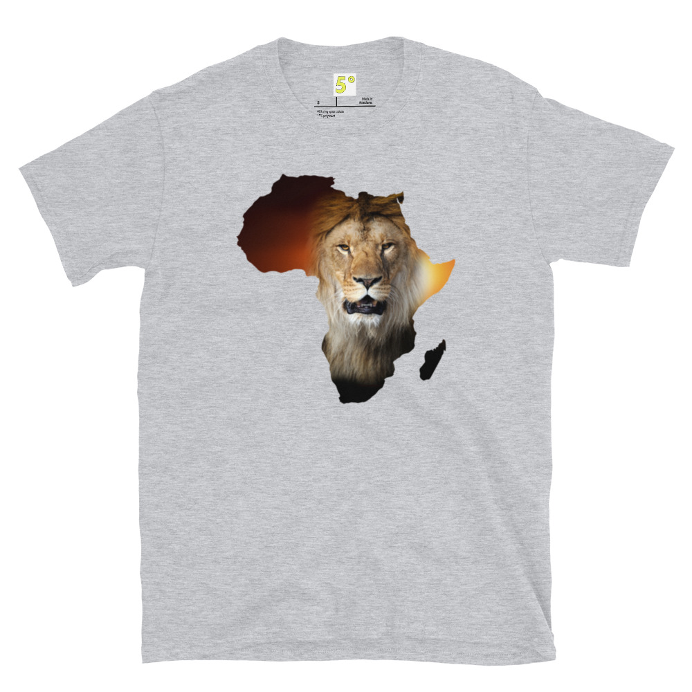 Fifth Degree™ Africa Rasta Lion Reggae Rastafarian T-Shirt - Image 5