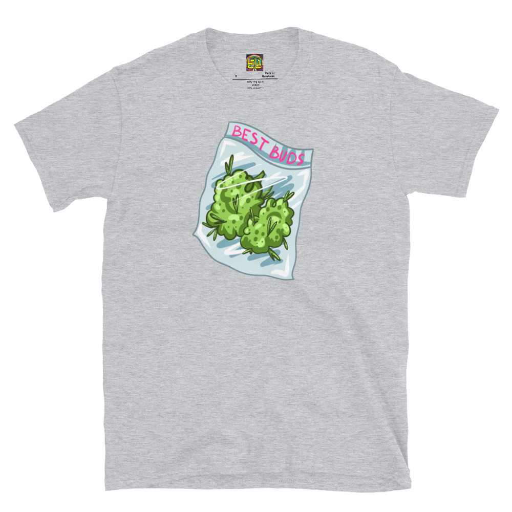 Fifth Degree™ Best Buds Graphic Weed T Shirt - Image 4